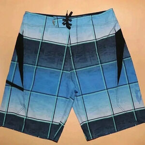 Salt Life Blue Geometric Swim Trunks Size 36 Summer Beach Board Shorts Swim suit